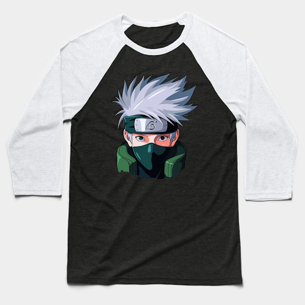 kakashi Baseball T-Shirt by fancy ghost